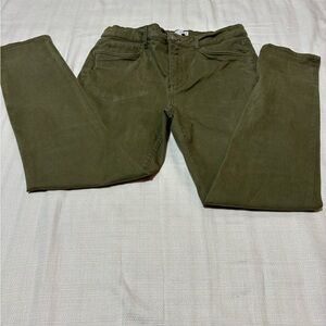 Anne Taylor Loft Olive Green Soft Cotton Pants Size 8